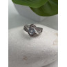 JWBR 925 Sterling Silver Topaz & Beryl Ring Size 7
