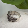Men's  925 Sterling Silver Garnet & Marcasite Ring Size 10