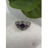 925 Sterling Silver Mystic Topaz & Amethyst & Beryl Ring Size 8