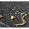 925 Sterling Silver Yellow CZ 