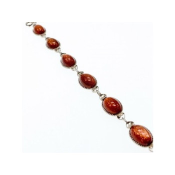 Vintage 925 Sterling Silver Aventurine and Mother of Pearl Set