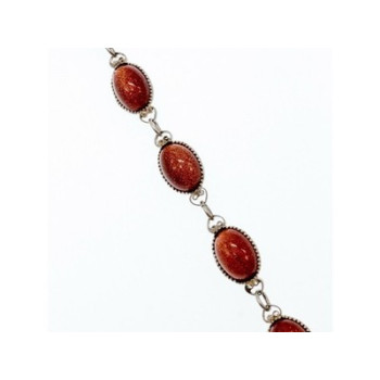 Vintage 925 Sterling Silver Aventurine and Mother of Pearl Set