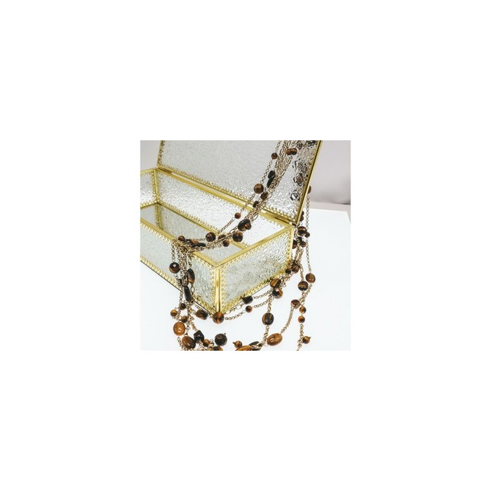 925 Sterling Silver Gold Plated Tiger's eye Necklace