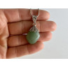 Vintage 925 Sterling Silver Green Jade 