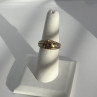 925 Sterling Silver Gold Plated Citrine & CZ Ring Size 6.5