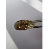 925 Sterling Silver Citrine CZ Ring Size 6.5