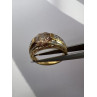 925 Sterling Silver Citrine CZ Ring Size 6.5