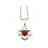 925 Sterling Silver Amber 