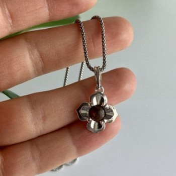 925 Sterling Silver Amber 