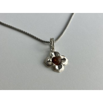 925 Sterling Silver Amber 