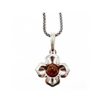 925 Sterling Silver Amber 