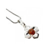 925 Sterling Silver Amber 
