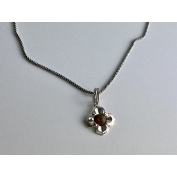 925 Sterling Silver Amber 