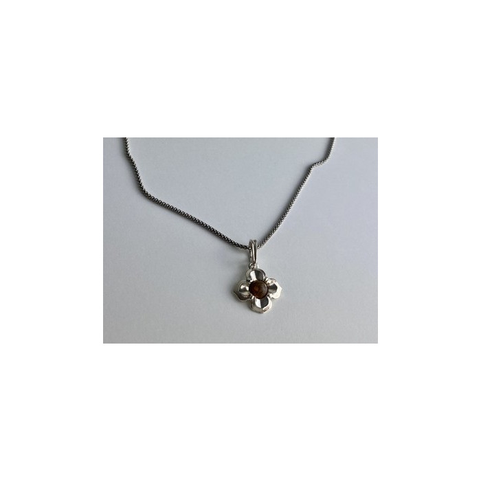 925 Sterling Silver Amber 