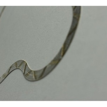 925 Sterling Silver with Gilding Necklace Italy Milor