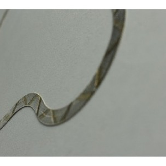 925 Sterling Silver with Gilding Necklace Italy Milor