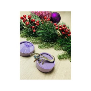 Vintage 925 Sterling Silver Topaz Brooch