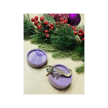 Vintage 925 Sterling Silver Topaz Brooch