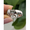 Shiny 925 Sterling Silver Cz Ring Size 7