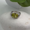 Shiny 925 Sterling Silver Cz Ring Size 7