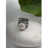 Vintage 925 Sterling Silver Pearl Ring Size 4