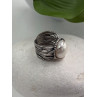 Vintage 925 Sterling Silver Pearl Ring Size 4