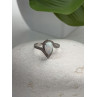 925 Sterling Silver Opal & Beryl Ring Size 6