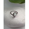 925 Sterling Silver Opal & Beryl Ring Size 6
