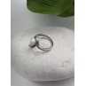 925 Sterling Silver Opal & Beryl Ring Size 6