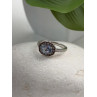 925 Sterling Silver Blue Topaz & Beryl Ring Size 7