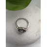 925 Sterling Silver Blue Topaz & Beryl Ring Size 7