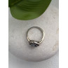 925 Sterling Silver Blue Topaz & Beryl Ring Size 7