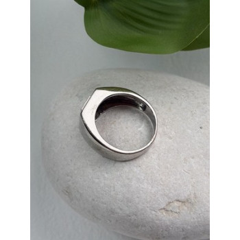 Men's 925 Sterling Silver White & Black Diamonds 0.17 ctw Ring Size 10