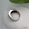 Men's 925 Sterling Silver White & Black Diamonds 0.17 ctw Ring Size 10