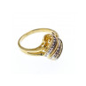 10K YELLOW GOLD DIAMONDS RING SIZE 11.125