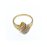 10K YELLOW GOLD DIAMONDS RING SIZE 11.125