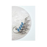 925 Sterling Silver Larimar Brooch
