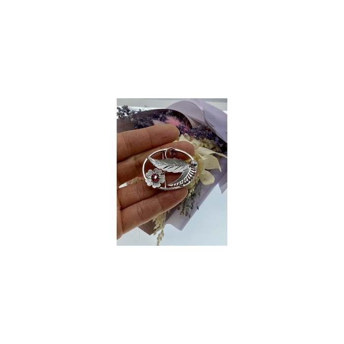 925 Sterling Silver Pink Topaz 
