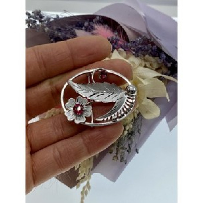 925 Sterling Silver Pink Topaz 