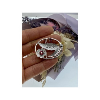 925 Sterling Silver Pink Topaz 