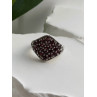 Beautiful 925 Sterling Silver Garnet Ring Size 7