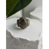 925 Sterling Silver Labradorite & Marcasite Ring Size 10