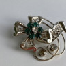 Vintage 925 Sterling Silver Jewelry Glass 