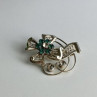 Vintage 925 Sterling Silver Jewelry Glass 