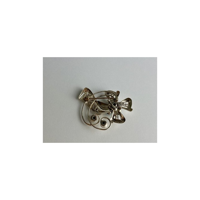 Vintage 925 Sterling Silver Jewelry Glass 