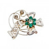 Vintage 925 Sterling Silver Jewelry Glass 