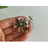 Vintage 925 Sterling Silver Jewelry Glass 