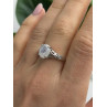 Djoy 925 Sterling Silver Moonstone Ring Size 9