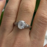 Djoy 925 Sterling Silver Moonstone Ring Size 9