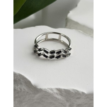 Bomb Party 925 Sterling Silver Tourmaline Ring Size 10